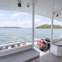 Alternative view of Power Catamaran 4-Engine Boats