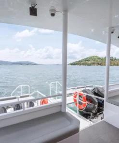 Alternative view of Power Catamaran 4-Engine Boats